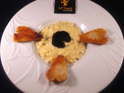 Recette Brouillade d'oeufs de marans et truffes mélanos