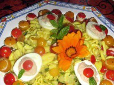 Recette Salade de pâtes au curcuma