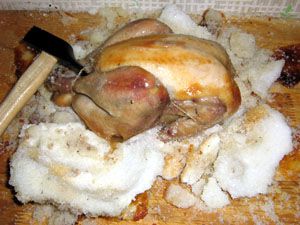 Poulet en crote de sel  AFTouch-cuisine