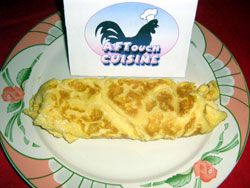 the omelette Asfaux Patrick ©  A.F.Touch-cuisine 2