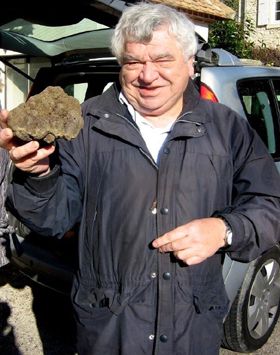 Premier march aux truffes de l'anne. 