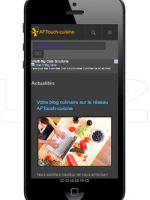 Une version Smartphone pour aftouch-cuisine