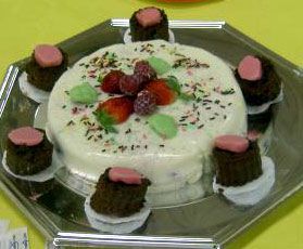 Bavarois aux fraises et framboises