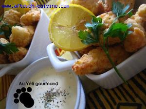 Bouches de poulet frit au citron