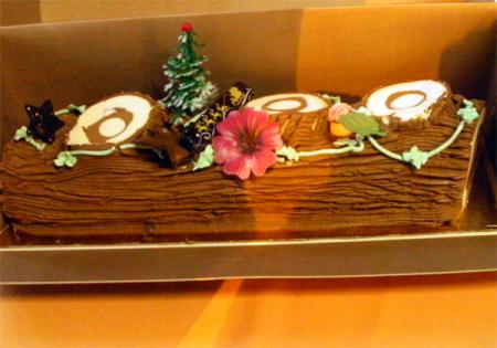 Yule Log with 3 Flavors