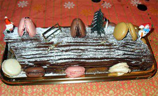 Buche de nol au chocolat