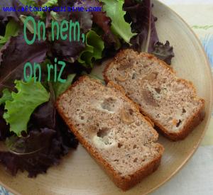 Cake chataigne roquefort et figues