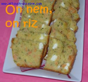 Cake saumon feta