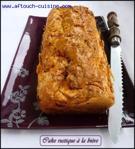 Cake rustique  la bire sans lait