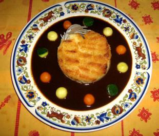 Compote de sanglier au foie gras