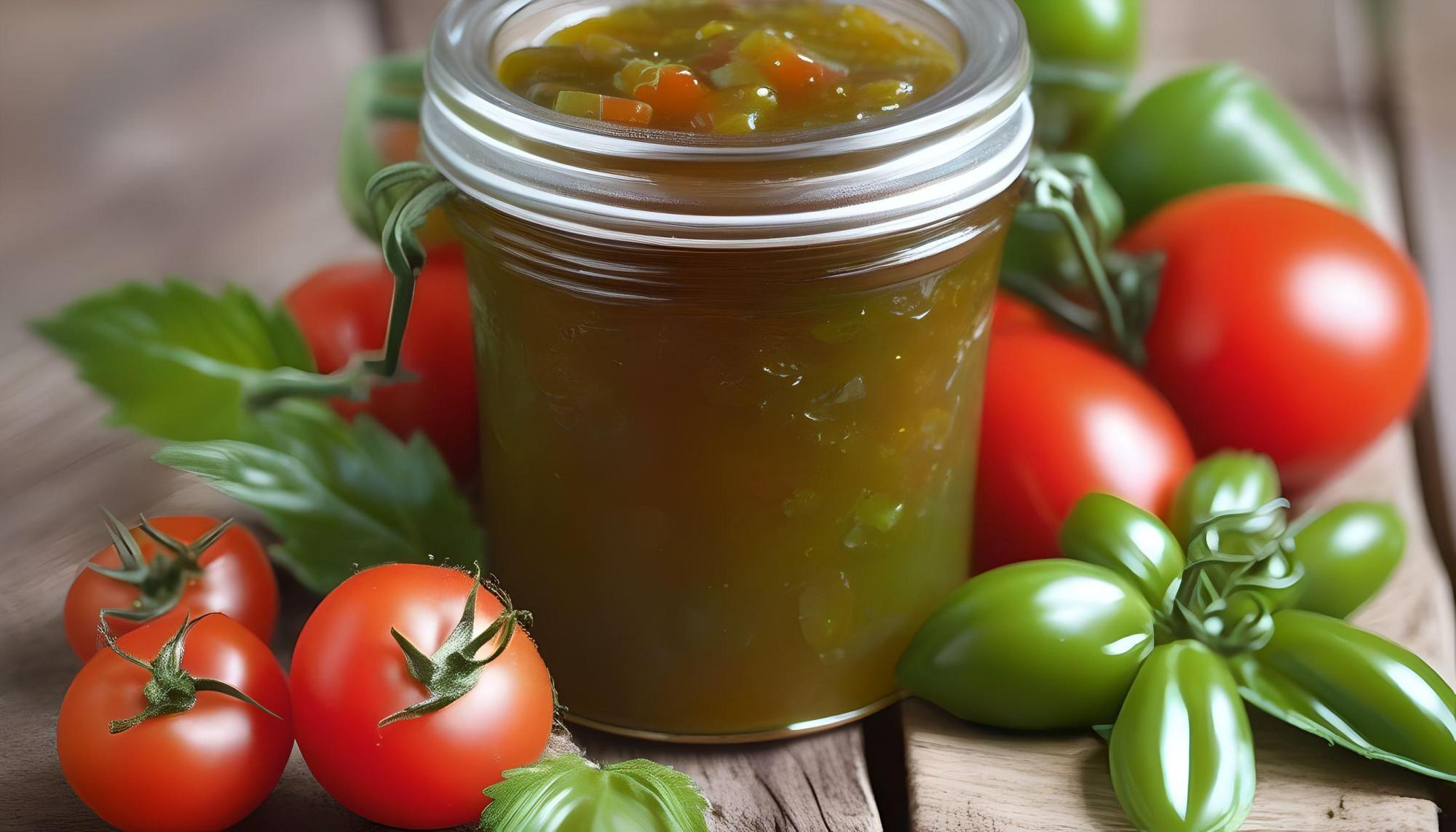 Confiture de tomates vertes