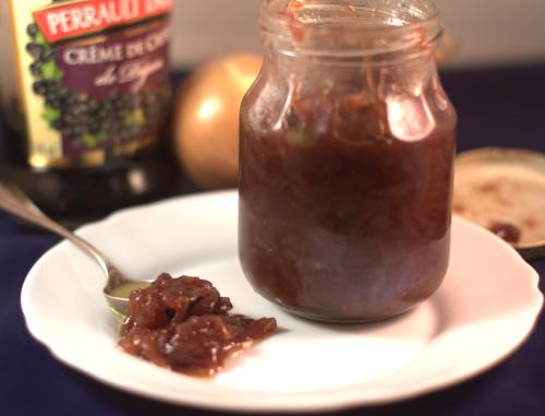 Confiture d'oignons et cassis