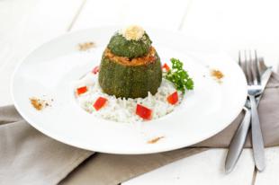 Stuffed Courgette (zucchini)