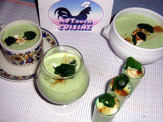 Iced Cream of Watercress Soup