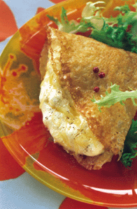 Crêpes soufflées à l'émmental