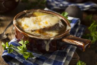 Cheese and Bread Pudding 