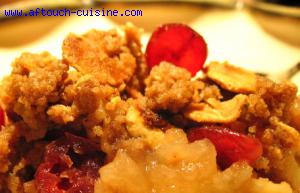 Crumble aux Reinettes