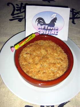 Crumble aux pommes