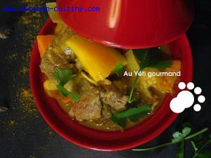 Curry d'agneau exotique