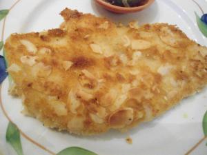 Escalopes panes aux amandes