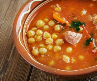 Eminc de pieds de veau aux pois chiches