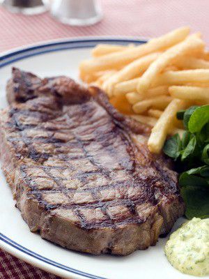 Grilled Sirloin Steak with Bearnaise Sauce