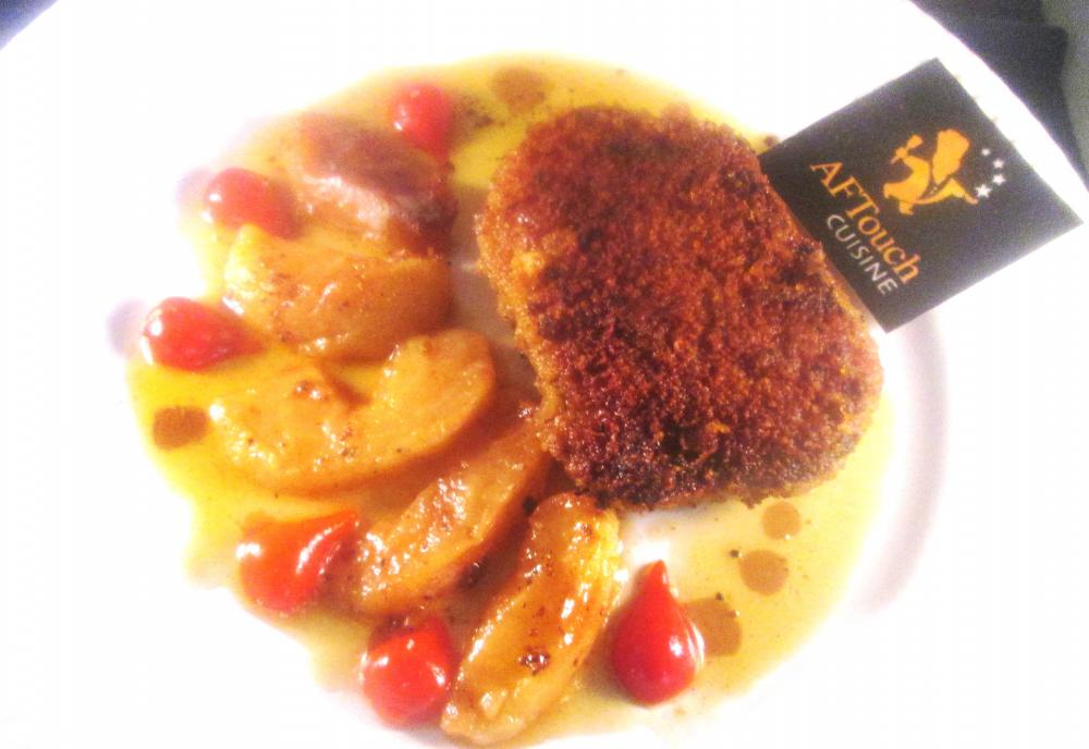 Escalope de foie gras a la cantalou