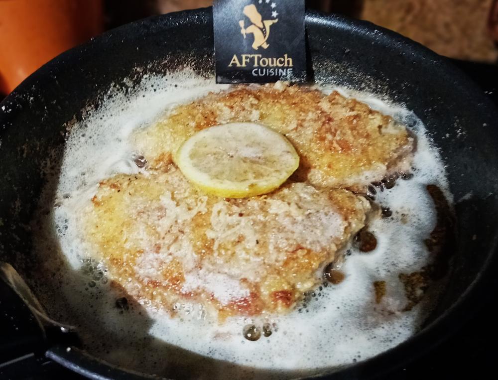 Escalope de veau fermier a la cantalou