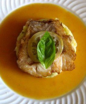 Panfried Filet of Sea bass