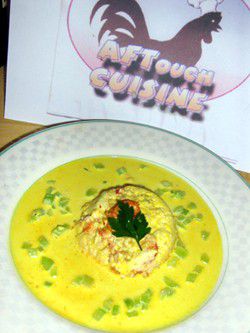 Crayfish blanc-mange