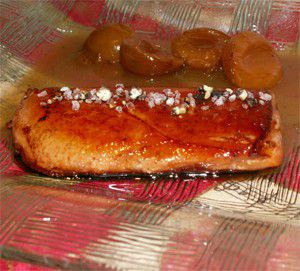 Seared Foie Gras with Mirabelle Plum