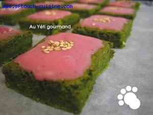 Gteaux au th vert Matcha