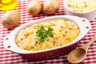 Gratin dauphinois with truffle