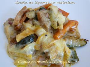 Gratin de lgumes au reblochon