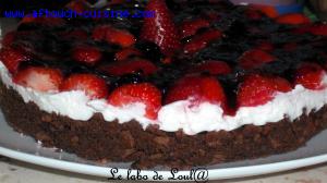 Mascarpone cake aux fraises