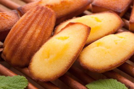 Madeleines aux zestes de pamplemousse