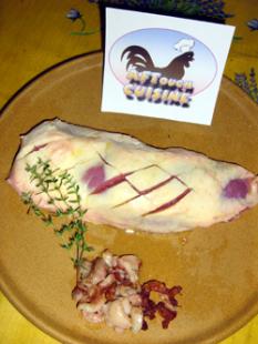 Magret de canard au foie gras