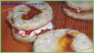 Mini burgers  la tomate et chvre