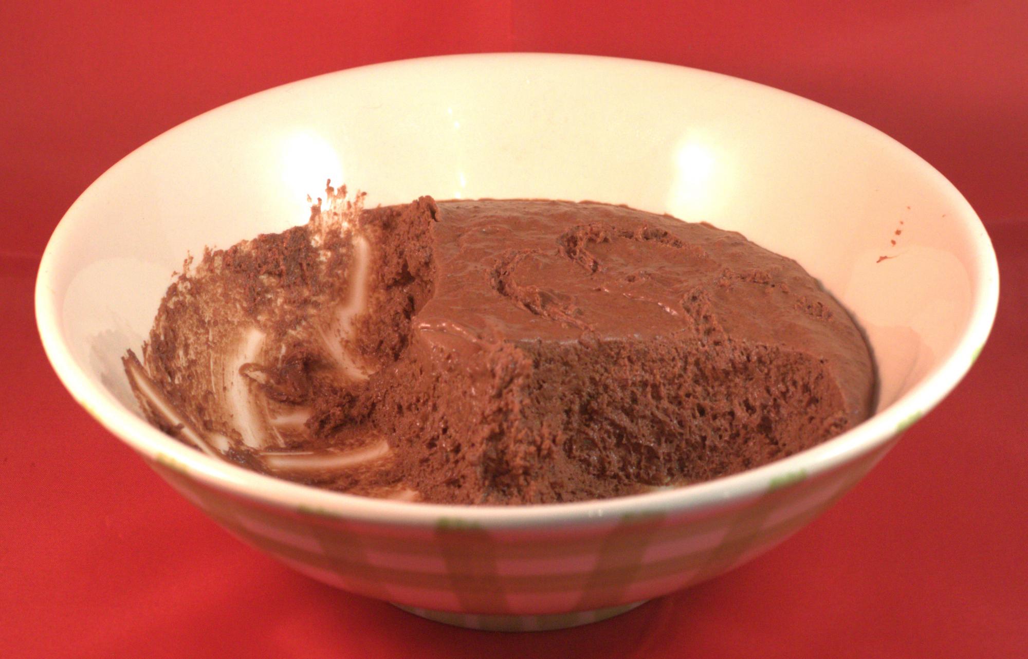 Mousse au chocolat et ppites