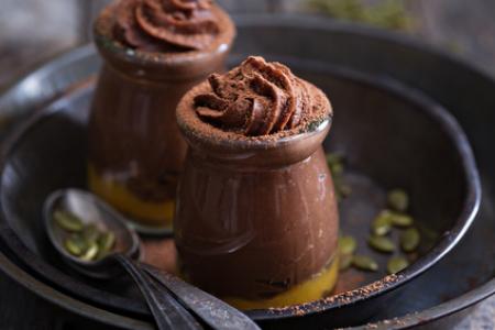 Mousseline glacée au chocolat