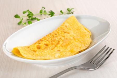 Omelette au crabe