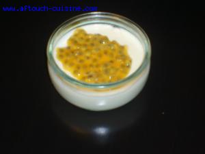 Panacotta aux fruits exotiques