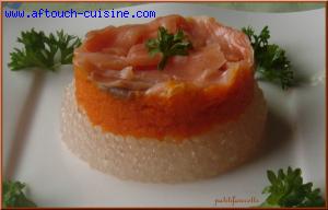 Perles du Japon au saumon fumé