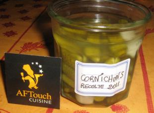 Petits cornichons au vinaigre