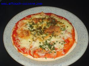 Pizza vgtarienne sans gluten