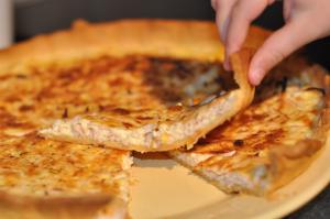 Quiche express au poulet