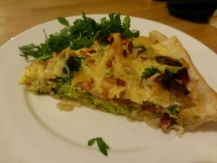 Quiche poireaux carottes et jambon