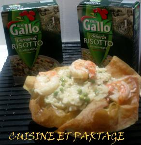 Risotto aux gambas