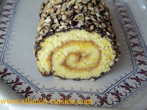 Orange Marmalade Swiss Roll