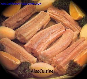 Roussette sauce aux cpres